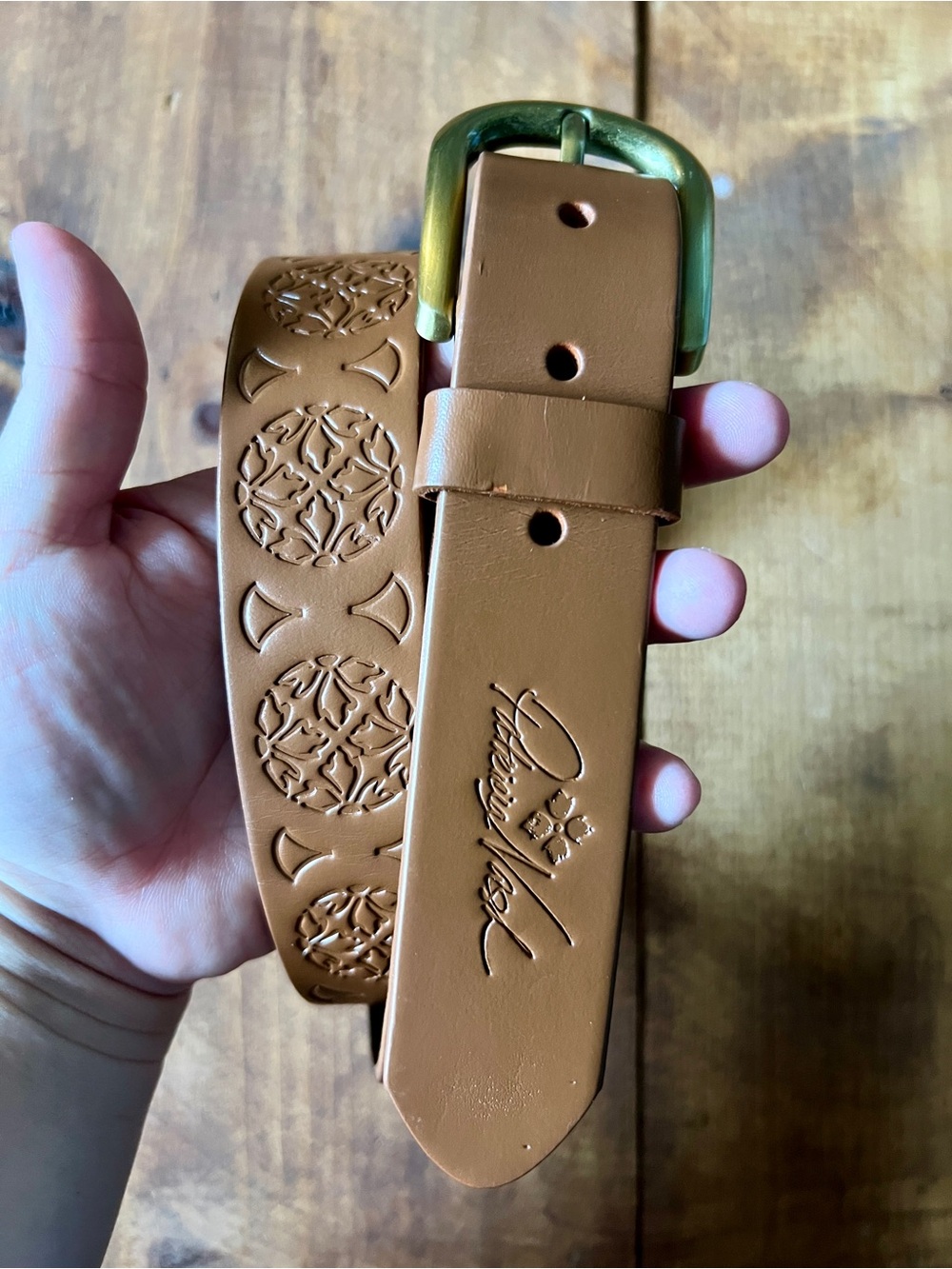Partricia Nash Tooled Leather Women’s Belt - Medium